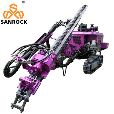Depth 50m Hydraulic DTH Drilling Machine Rotary Borehole Drilling Rig Mining Machinery