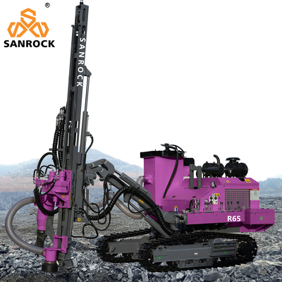 35m Depth DTH Drilling Machine Hydraulic Rotary Borehole Mining DTH Drilling Rig