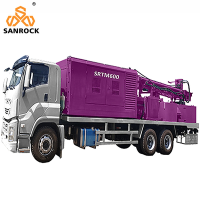 Truck Mounted Water Well Drill Rig With Mud Pump Hydraulic Water Well Drilling Equipment